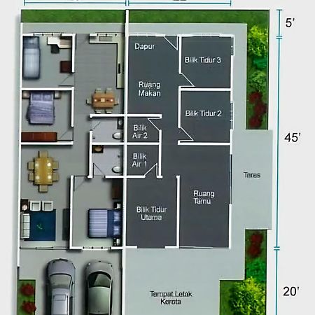 M2H Homestay Kuantan Ngoại thất bức ảnh